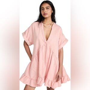 Free People AGNES DENIM DRESS- JULIET